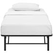Modway Horizon Stainless Steel Twin Metal Bed Frame in Brown