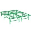 Modway Horizon Stainless Steel Full Metal Bed Frame in Green
