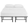 Modway Horizon Queen Modern Style Stainless Steel Bed Frame in Brown