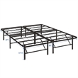 Modway Horizon Queen Modern Style Stainless Steel Bed Frame in Brown