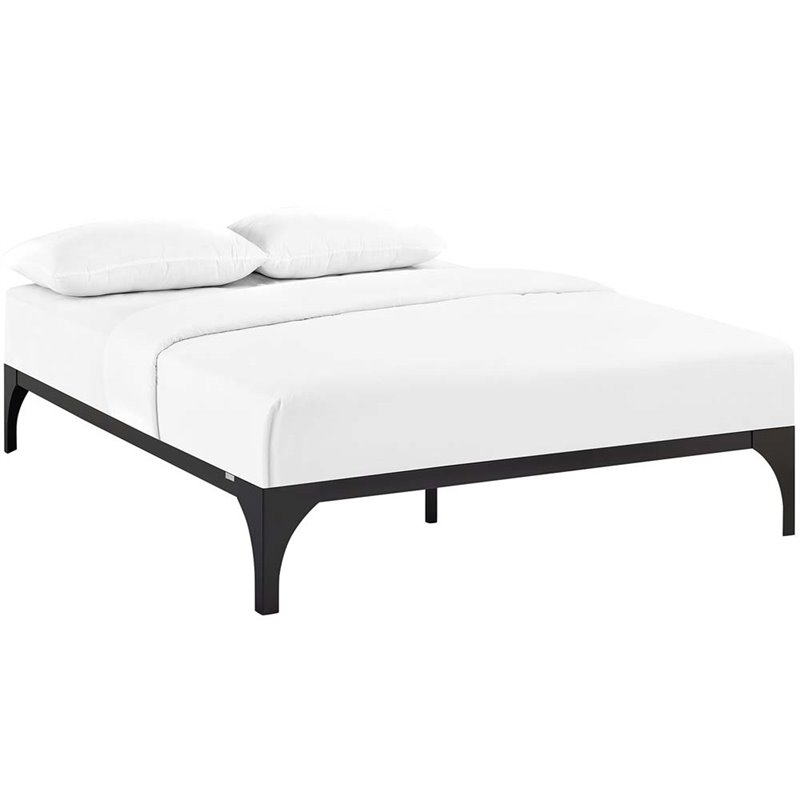 Modway Ollie King Platform Bed In Brown Mod 5433 Brn