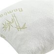 Modway Relax Rayon and Polyester Fabric King Size Pillow in White
