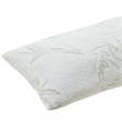 Modway Relax Rayon and Polyester Fabric King Size Pillow in White