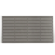 Modway Shore 5-Piece Outdoor Patio Wood and Aluminum Dining Set in Silver/Black