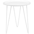 Modway Digress Modern Fiberboard Wood and Steel Side Table in White