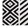 Modway Ailani 8' x 10' Area Rug in Black and White