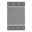 Modway Ailani 8' x 10' Area Rug in Black and White