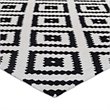 Modway Alika Trellis 5' x 8' Area Rug in Black and White