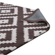 Modway Alika Trellis 5' x 8' Area Rug in Ivory and Brown