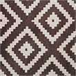 Modway Alika Trellis 5' x 8' Area Rug in Ivory and Brown