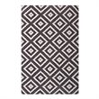 Modway Alika Trellis 5' x 8' Area Rug in Ivory and Charcoal
