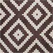 Modway Alika Trellis 8' x 10' Area Rug in Ivory and Brown