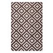 Modway Alika Trellis 8' x 10' Area Rug in Ivory and Brown