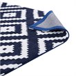Modway Alika Trellis 8' x 10' Area Rug in Ivory and Navy