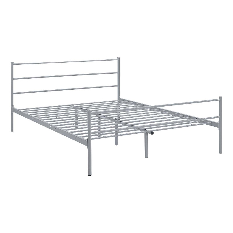 Modway Alina Powder Coated Sturdy Steel Full Platform Bed Frame in Gray