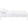 Modway Alina Powder Coated Sturdy Steel Full Platform Bed Frame in White