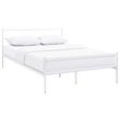 Modway Alina Powder Coated Sturdy Steel Full Platform Bed Frame in White