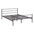 Modway Alina Powder Coated Sturdy Steel Queen Platform Bed Frame in Brown