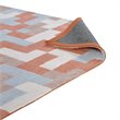 Modway Andela Mosaic 5' x 8' Area Rug in Coral and Blue