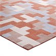 Modway Andela Mosaic 5' x 8' Area Rug in Coral and Blue