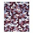 Modway Andela Mosaic 5' x 8' Area Rug in Red and Blue