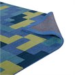 Modway Andela Mosaic 8' x 10' Area Rug in Blue and Olive Green
