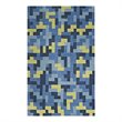 Modway Andela Mosaic 8' x 10' Area Rug in Blue and Olive Green