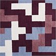 Modway Andela Mosaic 8' x 10' Area Rug in Red and Blue