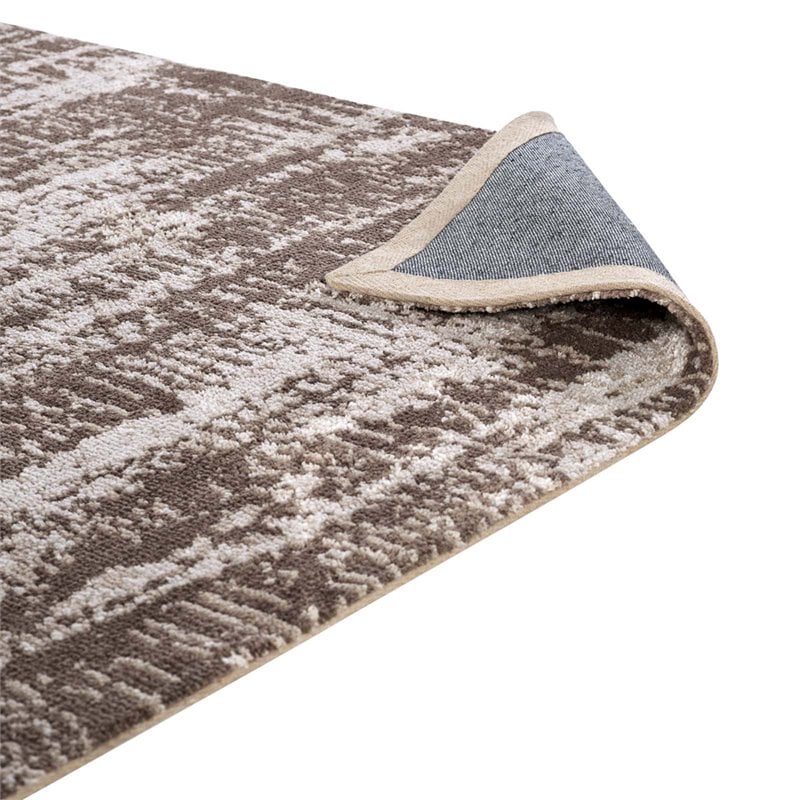 Modway Darja Modern 8' x 10' Area Rug in Tan