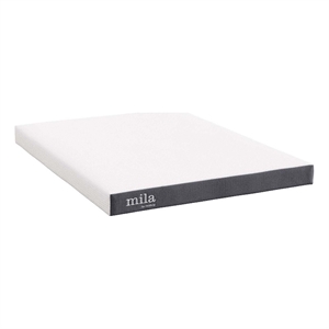 Modway Mila 6&quot Modern Style Memory Foam Queen Mattress in Gray