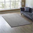 Modway Freydis Greek Key 5' x 8' Area Rug in White and Light Gray