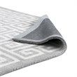 Modway Freydis Greek Key 5' x 8' Area Rug in White and Light Gray