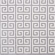 Modway Freydis Greek Key 5' x 8' Area Rug in White and Light Gray