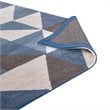 Modway Kahula Mosaic 5' x 8' Area Rug in Blue and Gray