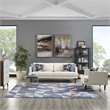 Modway Kahula Mosaic 8' x 10' Area Rug in Blue and Gray
