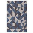 Modway Kahula Mosaic 8' x 10' Area Rug in Blue and Gray