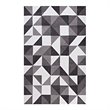 Modway Kahula Mosaic 8' x 10' Area Rug in Gray and White