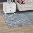 Modway Kaja 5' x 8' Area Rug in Ivory and Cadet Blue