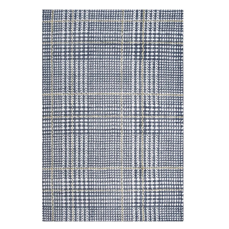 Modway Kaja 5' x 8' Area Rug in Ivory and Cadet Blue