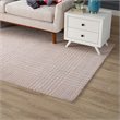 Modway Kaja 5' x 8' Area Rug in Ivory and Cameo Rose