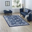 Modway Kazia Medallion 5' x 8' Area Rug in Blue and Ivory