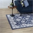 Modway Kazia Medallion 5' x 8' Area Rug in Blue and Ivory