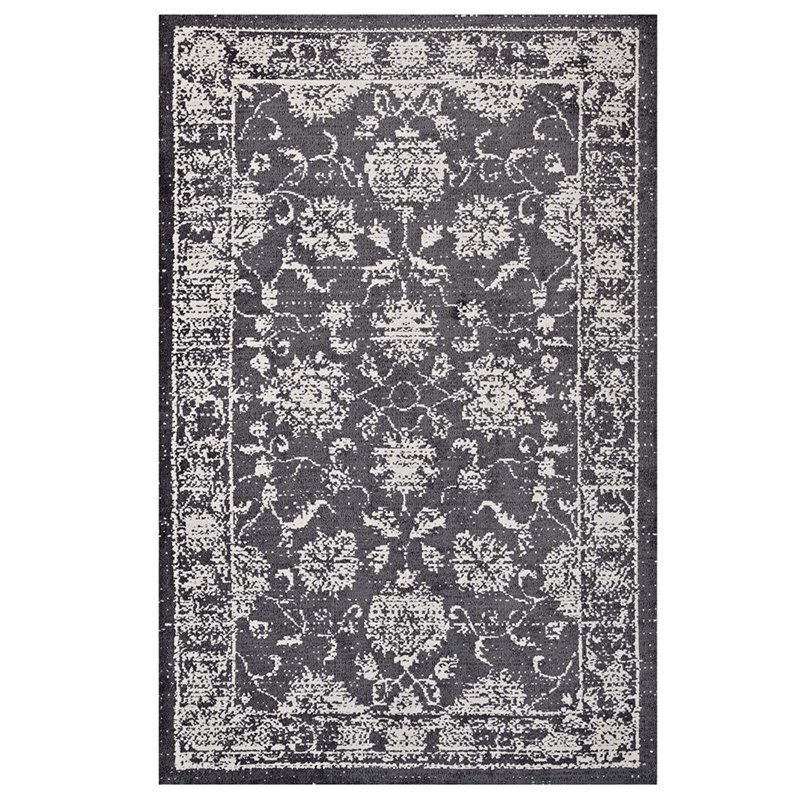 Modway Kazia Medallion 8' x 10' Area Rug in Gray and Ivory