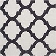 Modway Lida Moroccan Trellis 5' x 8' Area Rug in Ivory and Charcoal