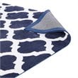 Modway Lida Moroccan Trellis 8' x 10' Area Rug in Navy and Ivory