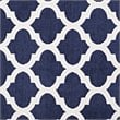 Modway Lida Moroccan Trellis 8' x 10' Area Rug in Navy and Ivory