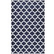 Modway Lida Moroccan Trellis 8' x 10' Area Rug in Navy and Ivory