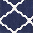 Modway Marja Moroccan Trellis 5' x 8' Area Rug in Navy and Ivory