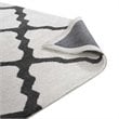 Modway Marja Moroccan Trellis 8' x 10' Area Rug in Ivory and Charcoal