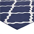 Modway Marja Moroccan Trellis 8' x 10' Area Rug in Navy and Ivory